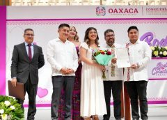Gobierno de Oaxaca brinda certeza jurídica a 481 parejas en Bodas Colectivas 2026