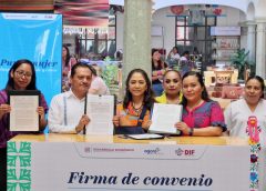 Signa DIF Oaxaca convenio de colaboración con Sedeco para fortalecer la autonomía económica de las mujeres