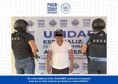 Fiscalía de Oaxaca detiene a una persona por violencia patrimonial, cometido en establecimiento denominado “Los Combinados”