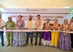 Mujeres de Juchitán cuentan con un Centro LIBRE para su atención y bienestar
