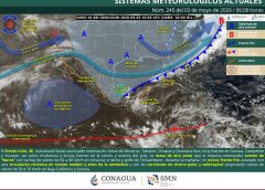 Frente frío 48 seguirá generando inestabilidad atmosférica en el estado