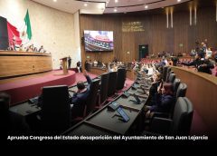 Aprueba Congreso del Estado desaparición del Ayuntamiento de San Juan Lajarcia
