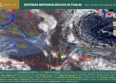 Persistirá temporal lluvioso con ambiente caluroso y bochornoso para este miércoles en Oaxaca