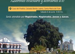 Poder Judicial de Oaxaca convoca a la ciudadanía a la jornada “Justicia más cerca de ti”, en Santa María del Tule