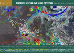 Se formó la Tormenta Tropical Boris en el Pacífico, sus bandas nubosas genera lluvias en Oaxaca