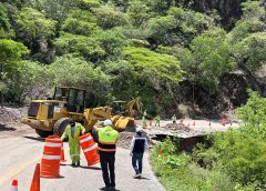 ATIENDE SICT AFECTACIONES POR LLUVIAS EN LA CARRETERA OAXACA-TEHUANTEPEC