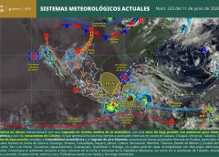 Remanentes de humedad de Cristina favorecerán lluvias en Oaxaca