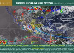 Interacción de sistemas meteorológicos favorecerá temporal de lluvias en gran parte de Oaxaca