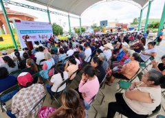 Con entrega de apoyos alimentarios, favorece DIF Oaxaca nutrición de habitantes de Valles Centrales