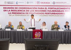 Oaxaca primer estado del país en instalar Puesto de Mando Unificado para atender lluvias