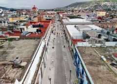 Con una inversión aproximada de 26 mdp entrega Salomón Jara mejoramiento de calles del Centro Histórico de la ciudad capital