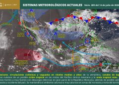 Lluvias y tormentas aisladas continuarán en diversas regiones de Oaxaca