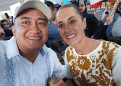 ACOMPAÑA ANTONINO MORALES A SHEINBAUM EN GIRA POR OAXACA; DESTACAN ACCIONES HISTÓRICAS