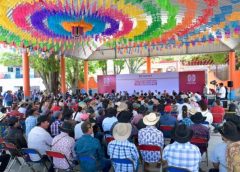 Con Trabajo que Transforma tu Municipio, Salomón Jara impulsa el desarrollo de Santiago Minas