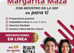 Estudia gratis en Xoxocotlán; continúan inscripciones al Bachillerato Nacional Margarita Maza