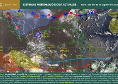 Condiciones de lluvia y tormentas dispersas se prevén para este viernes