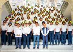 Reconoce Gobierno de Oaxaca 72 años de servicio del Heroico Cuerpo de Bomberos