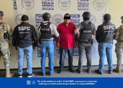 Fiscalía de Oaxaca, SEMAR, SSPC del Gobierno Federal y Policía Estatal capturan a «El Duck», síndico de Oaxaca de Juárez, estaría vinculado a red dedicada a robo de vehículos
