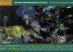 Prevén lluvias intensas, tormentas y niebla en Oaxaca