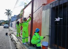 Tequio Vecinal fortalece la limpieza y el mantenimiento de espacios públicos en Trinidad de las Huertas