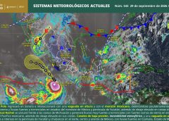 Tormenta Tropical “Rachel” mantendrá lluvias fuertes y oleaje elevado en Oaxaca