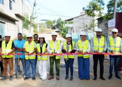 Entrega Nancy Benítez cuatro pavimentaciones; mejora movilidad de las familias xoxeñas