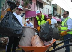 Realiza Gobierno de Oaxaca el Mega Tequio “Limpiando Puerto”, en la Costa