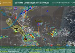 Provocará “Trudy” lluvias fuertes y oleaje elevado en la entidad