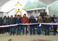 Impulsa Salomón Jara conectividad de la Sierra de Juárez con inauguración de dos caminos